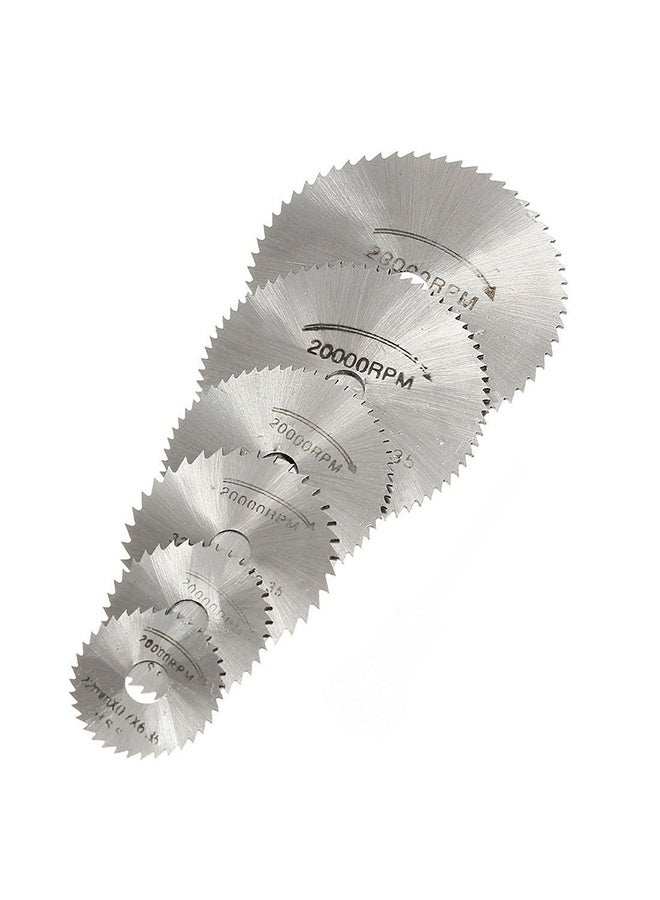 2 Sets of HSS Rotary Circular Saw Blades Cutting Discs, Wood Cutting Rotary Tool for Dremel Drills Rotary Mandrel - Image 2